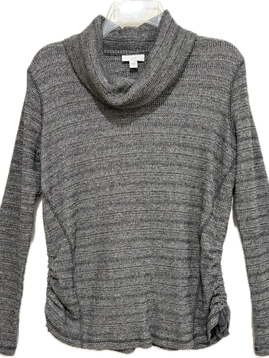 J. Jill Sweaters - J.Jill Pure Jill Marled Cowl Turtleneck Pullover Sweater Side Lace-Up Size Small